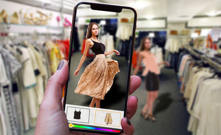 Augmented reality ads in store